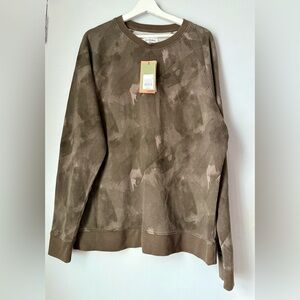 Goodfellow & Co Olive Camo Crewneck Sweater
